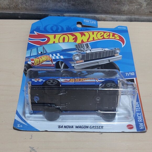 Hot Wheels 64 Nova Wagon Gasser Diecast Car 2020 - Picture 4 of 8